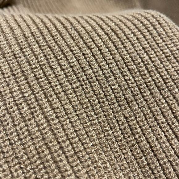 PJ PAUL JONES Men XL 1/4 Zip Sweater Brown Pullover - Picture 8 of 8